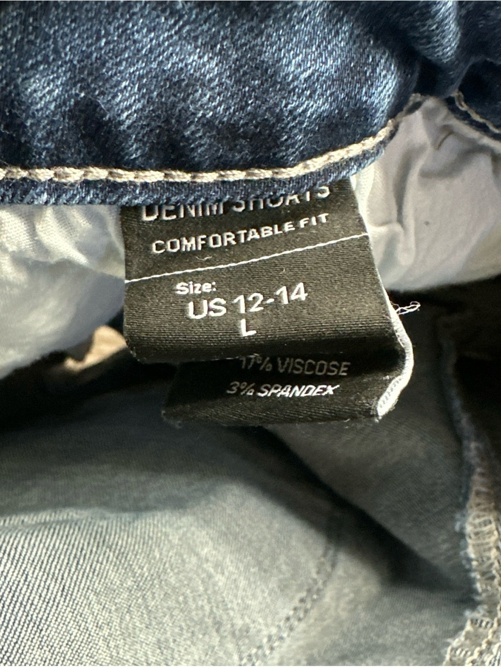 Dark Blue Denim Distressed Women’s Shorts <<<373>>>> - Picture 6 of 6